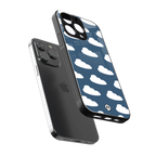 clouds back phone cover | glass case for iphone 13 pro max