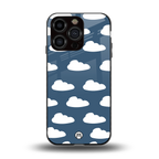 clouds back phone cover | glass case for iphone 13 pro
