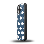 clouds back phone cover | glass case for iphone 16