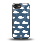 clouds back phone cover | glass case for iphone 16e