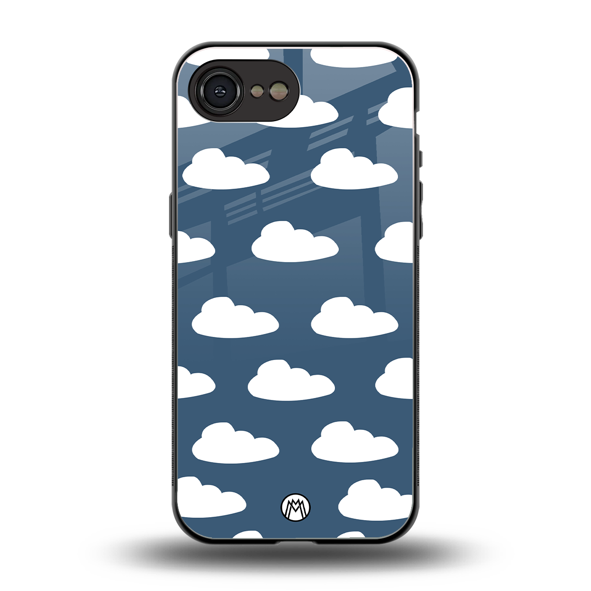 clouds back phone cover | glass case for iphone 16e