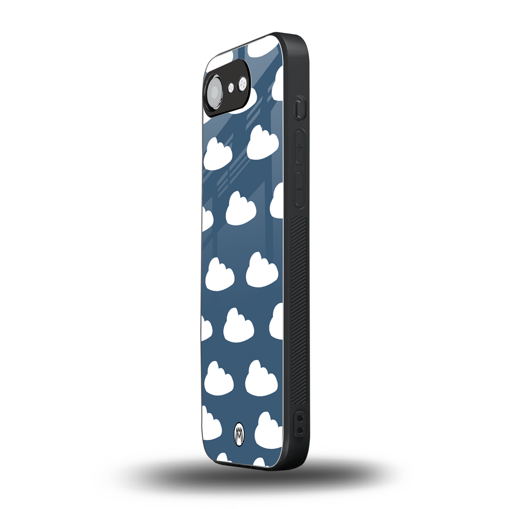 clouds back phone cover | glass case for iphone 16e