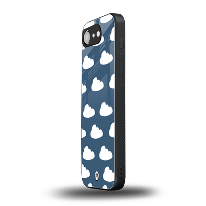 clouds back phone cover | glass case for iphone 16e