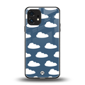 clouds back phone cover | glass case for nothing phone 1
