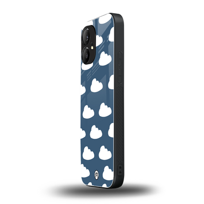 clouds back phone cover | glass case for nothing phone 1