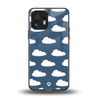 clouds back phone cover | glass case for nothing phone 2