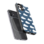 clouds back phone cover | glass case for nothing phone 2