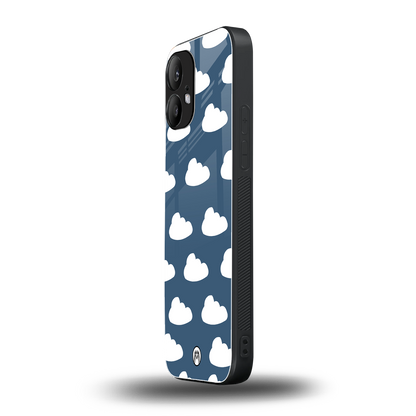 clouds back phone cover | glass case for nothing phone 2