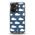 clouds back phone cover | glass case for oneplus nord 3