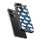 clouds back phone cover | glass case for oneplus nord 3