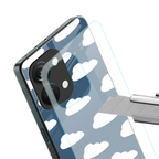 clouds back phone cover | glass case for oneplus nord 3