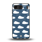 clouds back phone cover | glass case for oneplus nord 4