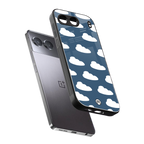 clouds back phone cover | glass case for oneplus nord 4