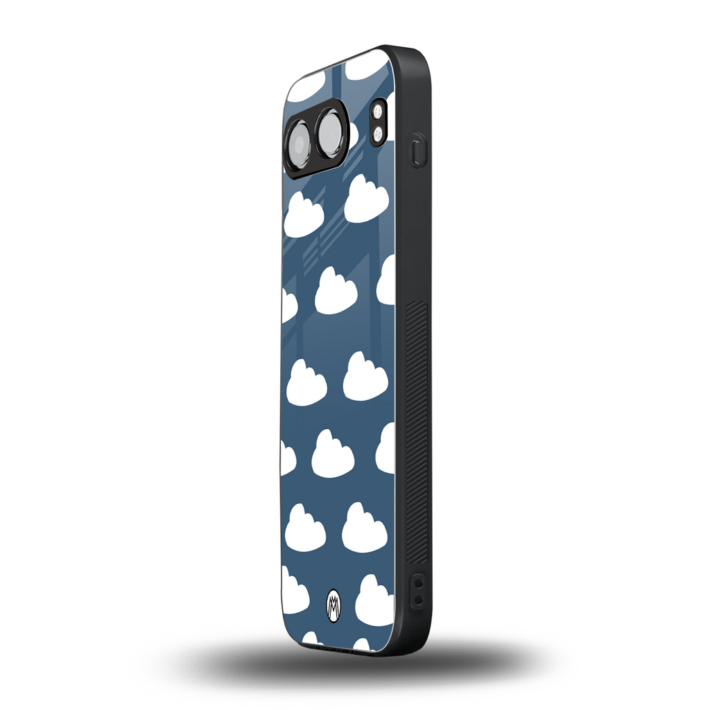 clouds back phone cover | glass case for oneplus nord 4