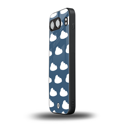 clouds back phone cover | glass case for oneplus nord 4