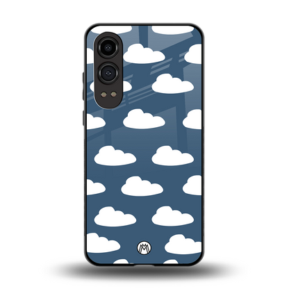 clouds back phone cover | glass case for oneplus nord ce 4 lite