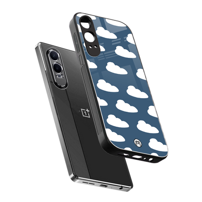 clouds back phone cover | glass case for oneplus nord ce 4 lite