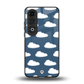 clouds back phone cover | glass case for oneplus nord ce 4