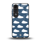 clouds back phone cover | glass case for oneplus nord ce 4