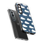 clouds back phone cover | glass case for oneplus nord ce 4