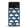 clouds back phone cover | glass case for google pixel 6 pro