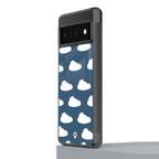 clouds back phone cover | glass case for google pixel 6 pro