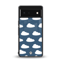 clouds back phone cover | glass case for google pixel 6