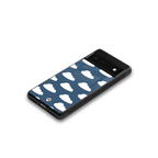 clouds back phone cover | glass case for Google Pixel 6A