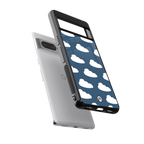 clouds back phone cover | glass case for google pixel 7 pro