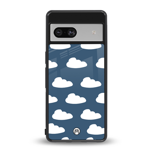 clouds back phone cover | glass case for Google Pixel 7