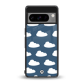 clouds back phone cover | glass case for google pixel 8 pro