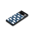 clouds back phone cover | glass case for google pixel 8 pro