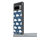 clouds back phone cover | glass case for google pixel 8 pro