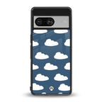clouds back phone cover | glass case for Google Pixel 8