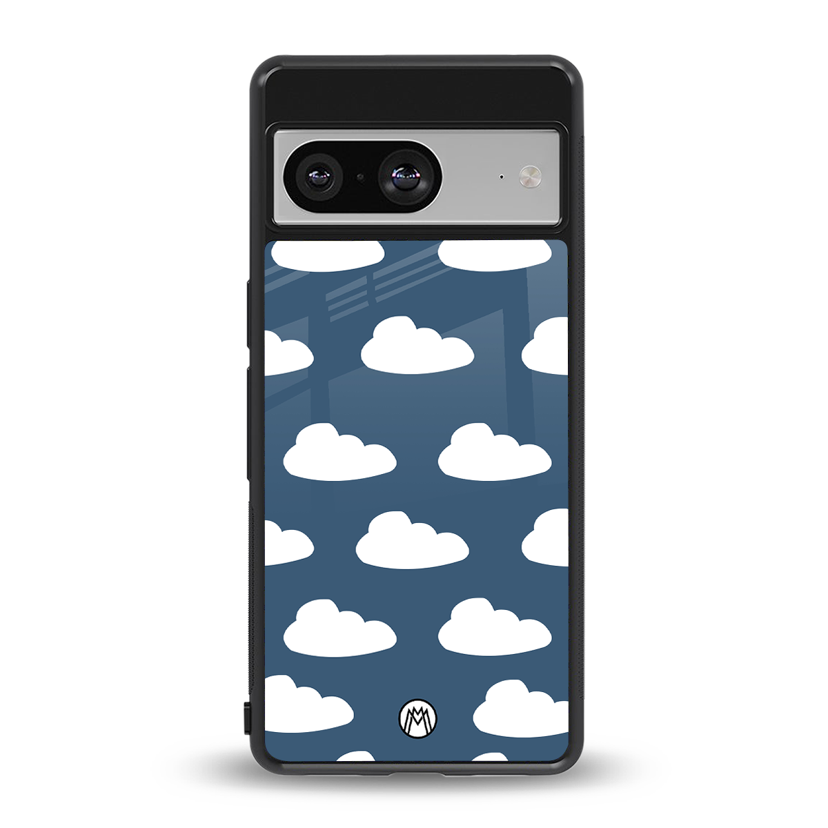clouds back phone cover | glass case for Google Pixel 8