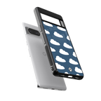 clouds back phone cover | glass case for Google Pixel 8