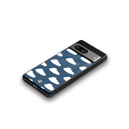 clouds back phone cover | glass case for Google Pixel 8