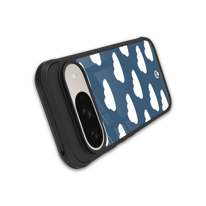 clouds back phone cover | glass case for google pixel 9