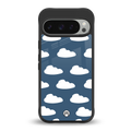 clouds back phone cover | glass case for google pixel 9 pro
