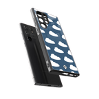 clouds back phone cover | glass case for samsung galaxy s23 ultra