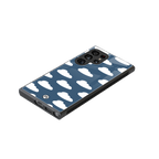 clouds back phone cover | glass case for samsung galaxy s23 ultra