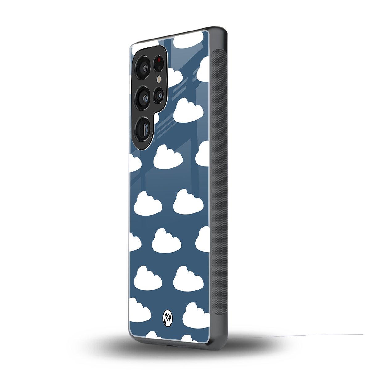clouds back phone cover | glass case for samsung galaxy s25 ultra
