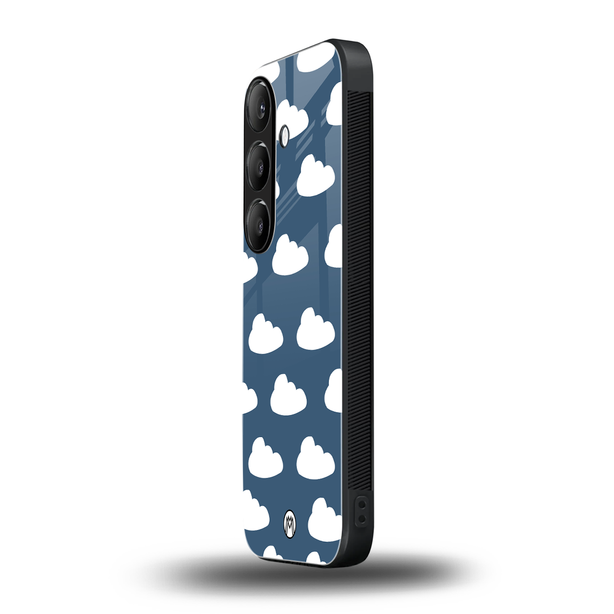 clouds back phone cover | glass case for samsung galaxy s25