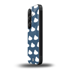 clouds back phone cover | glass case for samsung galaxy s24 fe