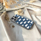 clouds back phone cover | glass case for samsung galaxy s23