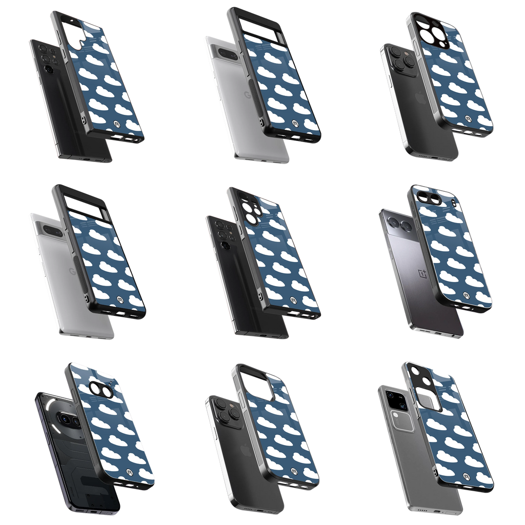 Durable Glass Back Mobile Case for iPhone, Samsung, OnePlus, Google Pixel, Redmi, Vivo, Oppo