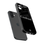 cnofeusd confused black back phone cover | glass case for iphone 16