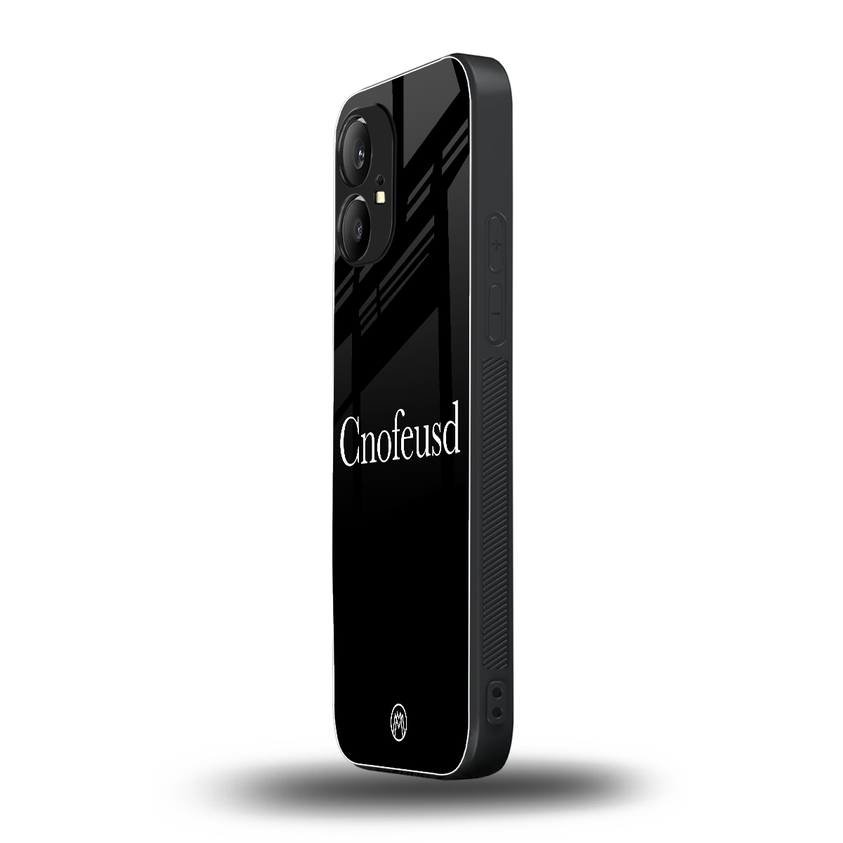 cnofeusd confused black back phone cover | glass case for nothing phone 1
