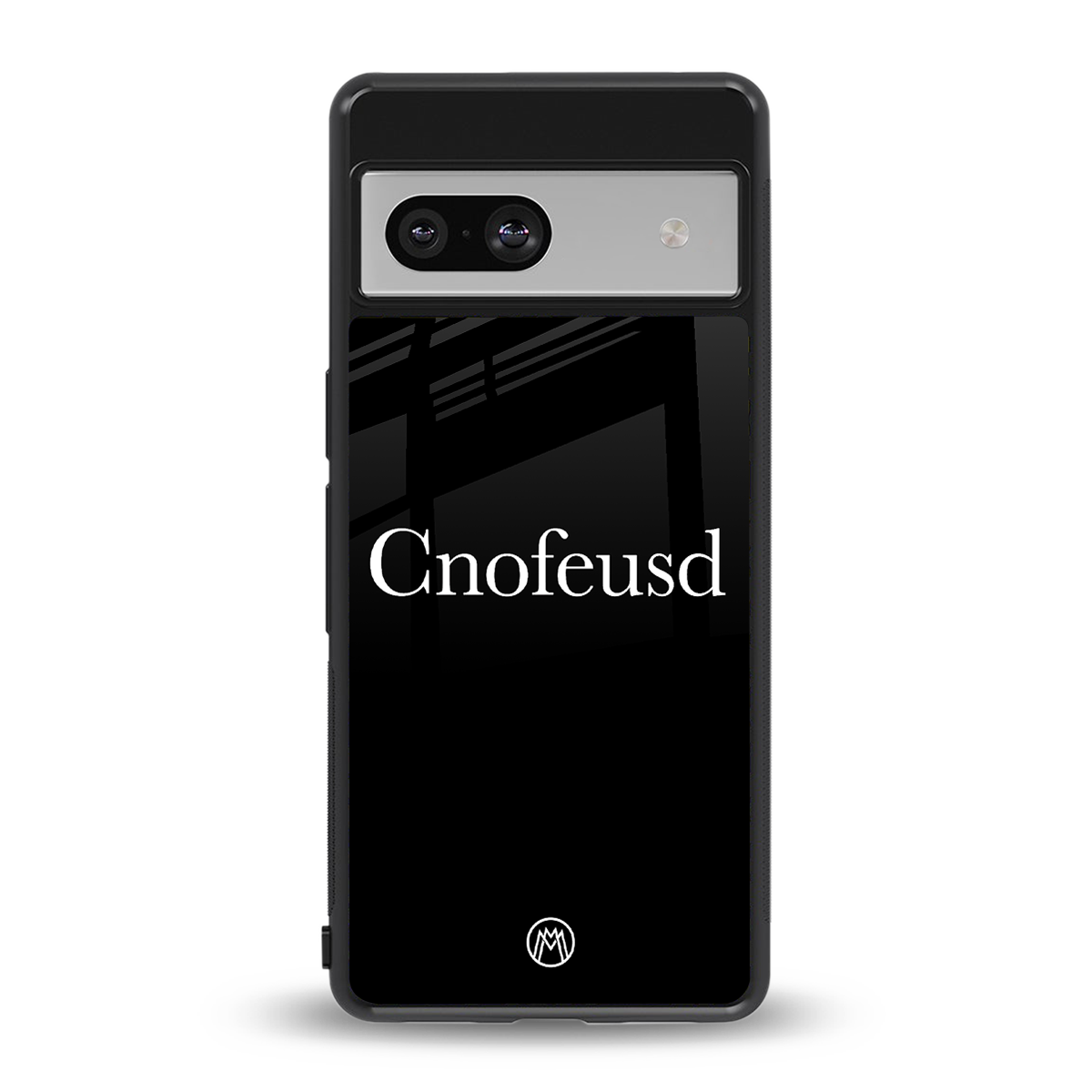 cnofeusd confused black back phone cover | glass case for Google Pixel 7