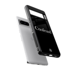 cnofeusd confused black back phone cover | glass case for google pixel 8 pro